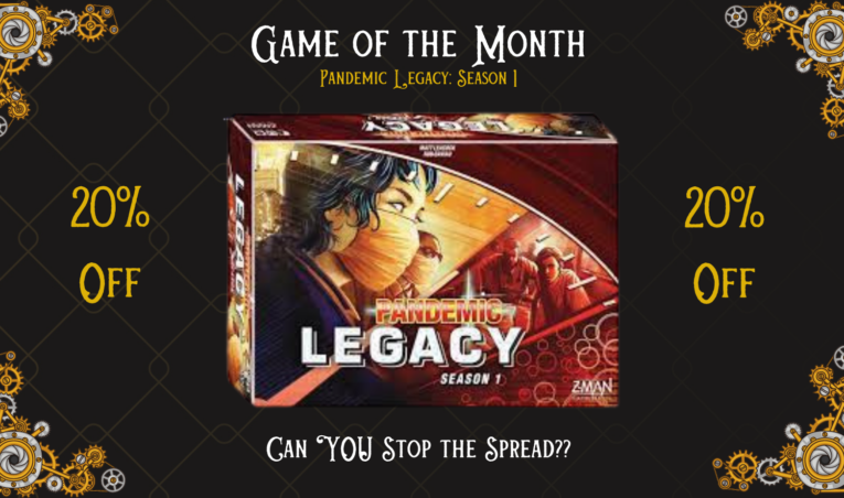 20% off tabletop game Pandemic Legacy